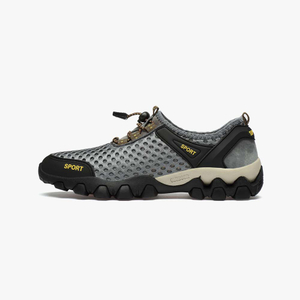 Large size mountaineering outdoor single layer mesh shoes DX-002