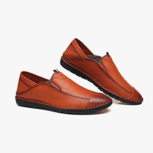 Casual men's shoes leather toe leather handmade men's shoes 01