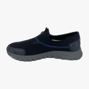 Mesh-paneled sneakers