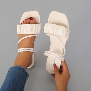 Ladies flat slippers 01