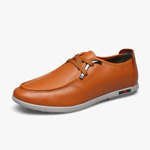 Casual men's shoes leather toe leather handmade men's shoes 02